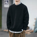 Men's Waffle Knit Pullover Sweater