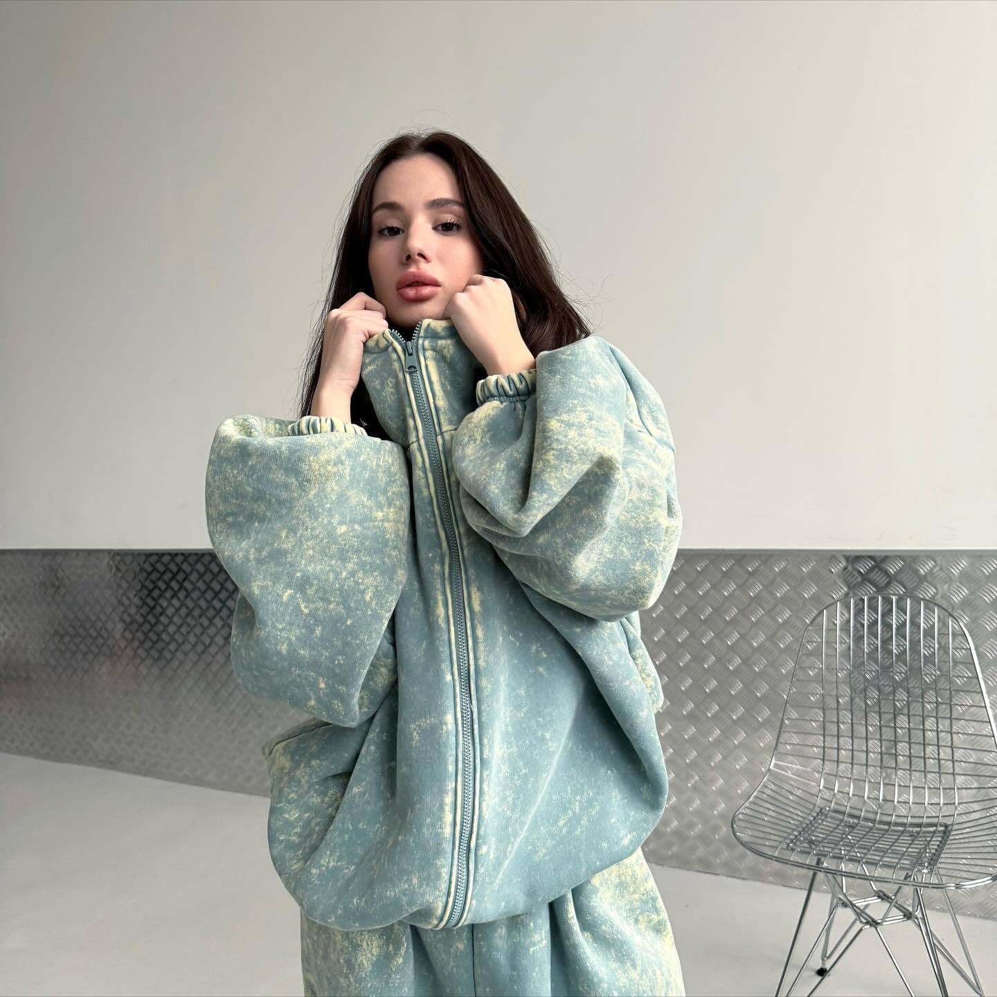 Vintage Wash Oversized Lounge Set