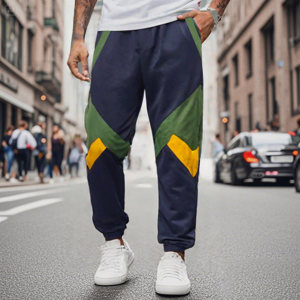 Color Block Jogger Pants