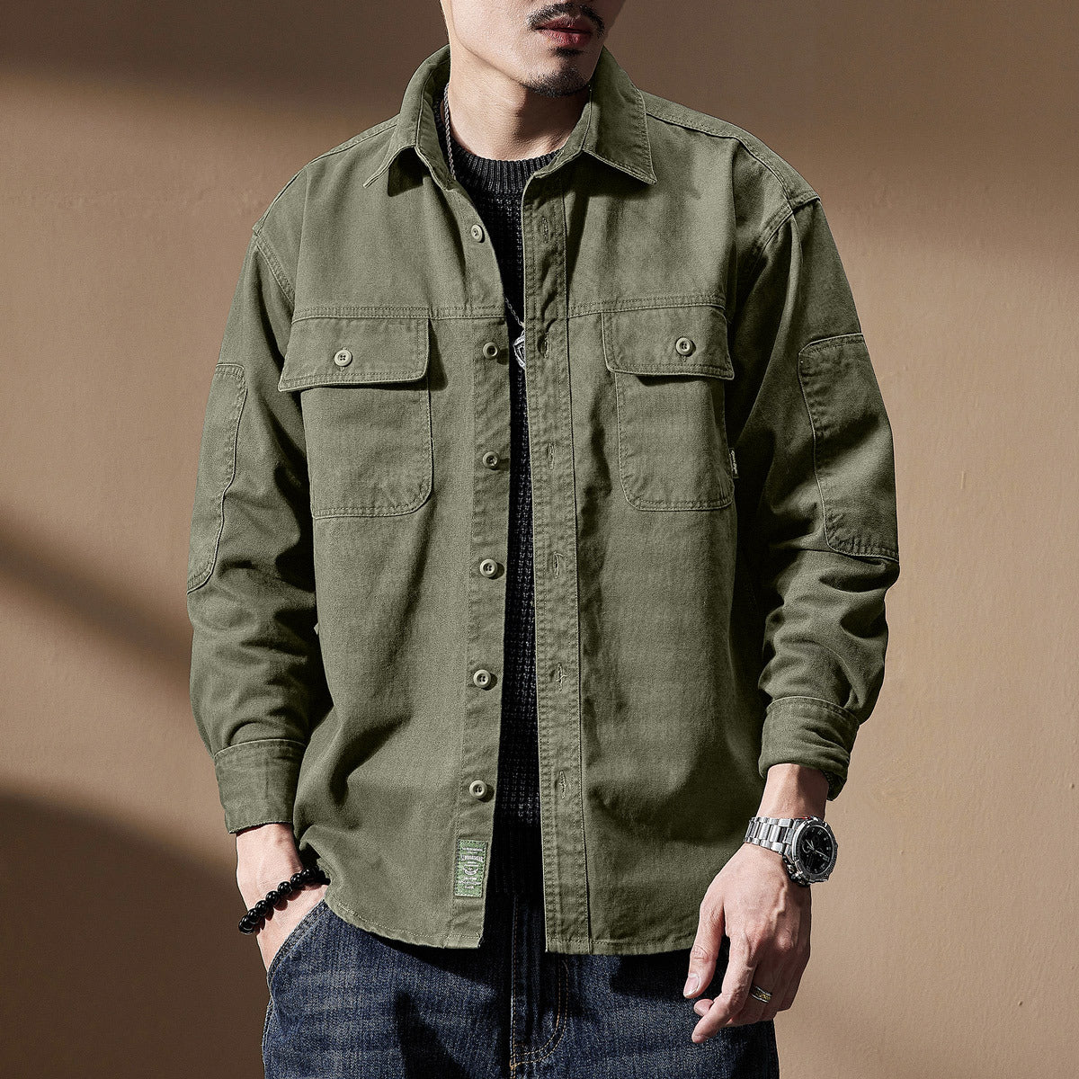 Vintage-Style Overshirt
