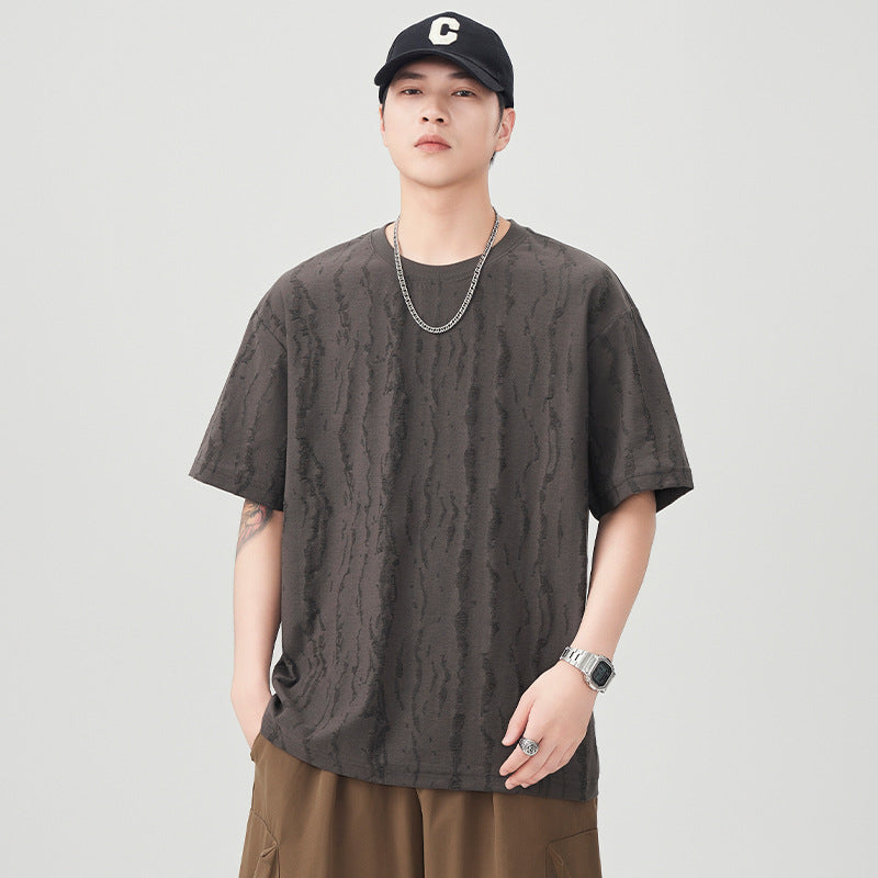Textured Oversized T-Shirt