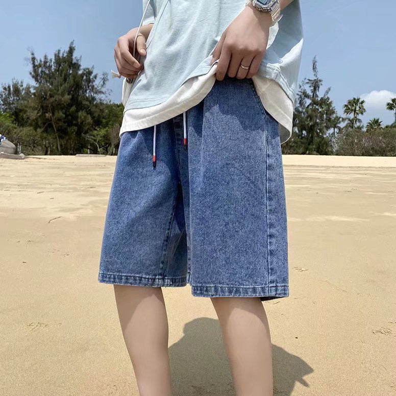 Relaxed Fit Denim Shorts