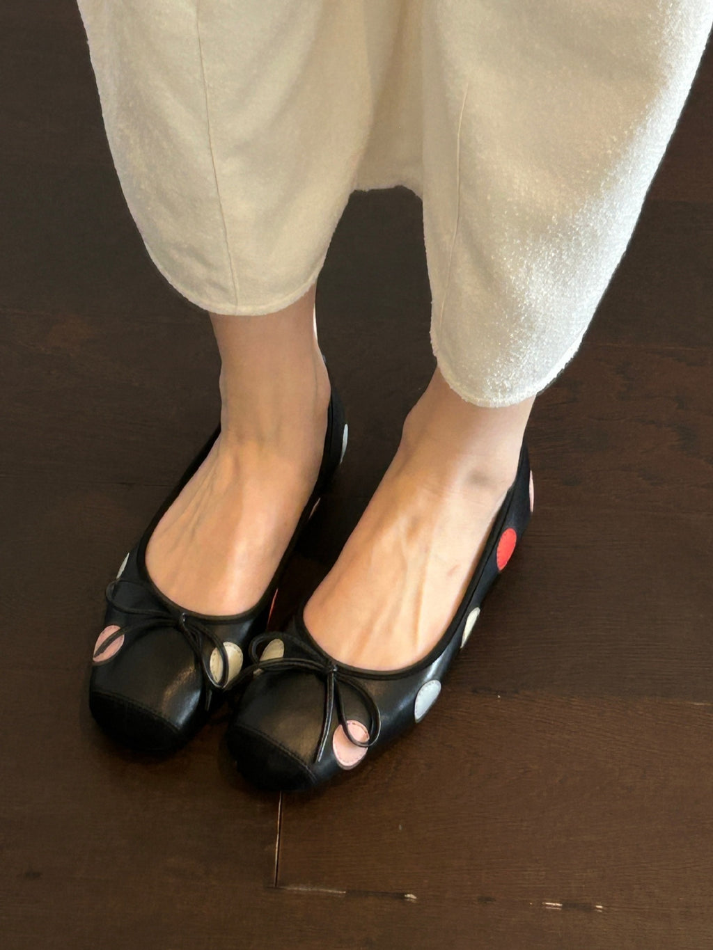 Polka-Dot Bow Flats