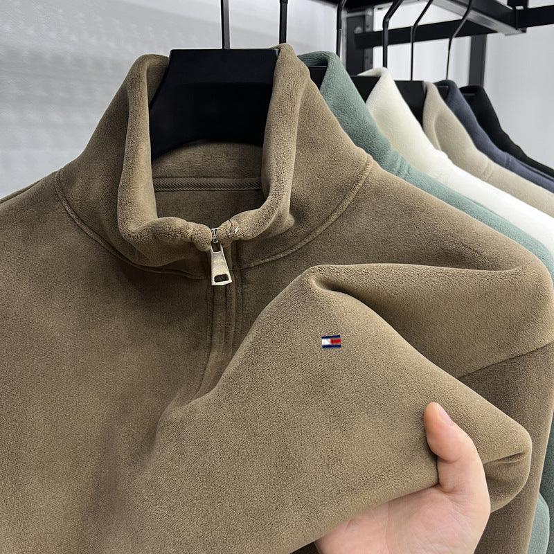 Quarter-Zip Fleece Sweatshirt