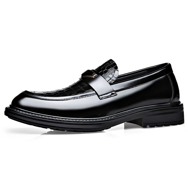 Men's Business Slip-On Leather Shoes