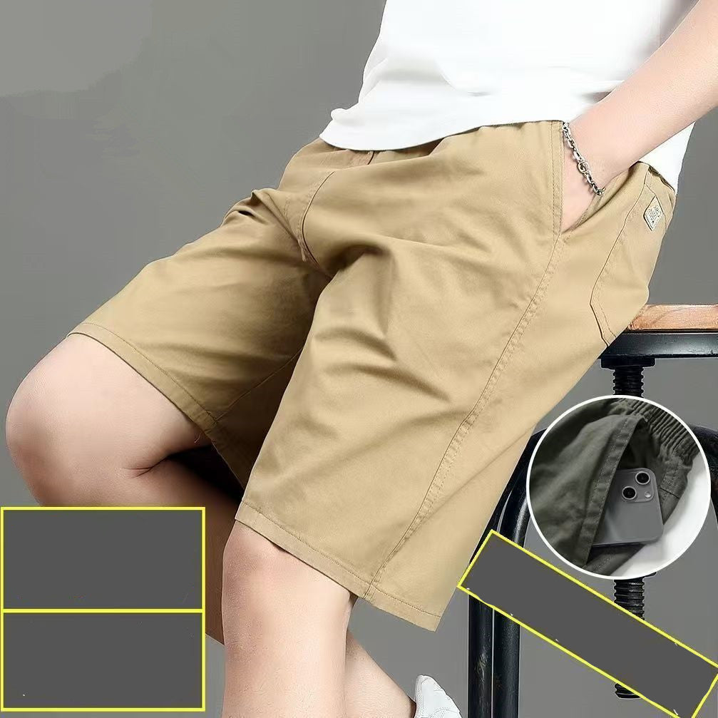 Premium Pure Cotton Relaxed Fit Casual Shorts