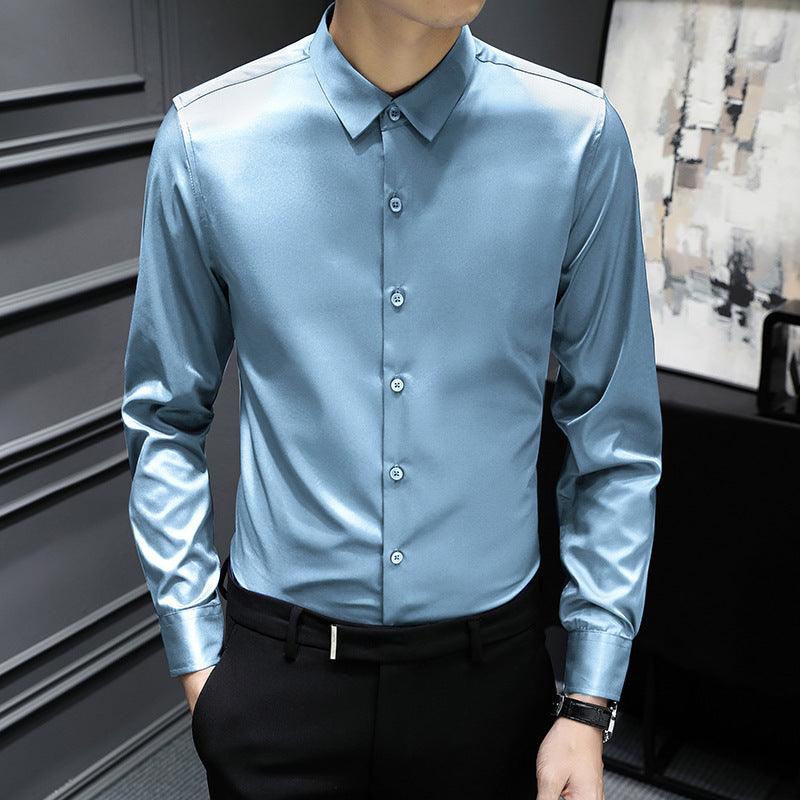 Wrinkle Free Silk Lustre Business Shirt