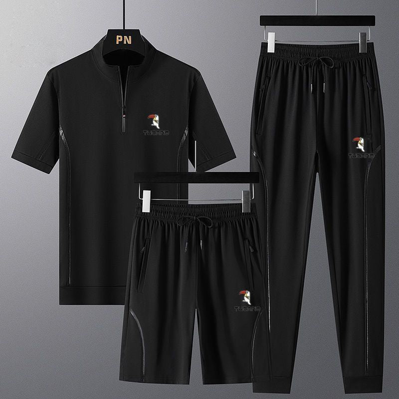 Versatile Zip Polo Sport Set