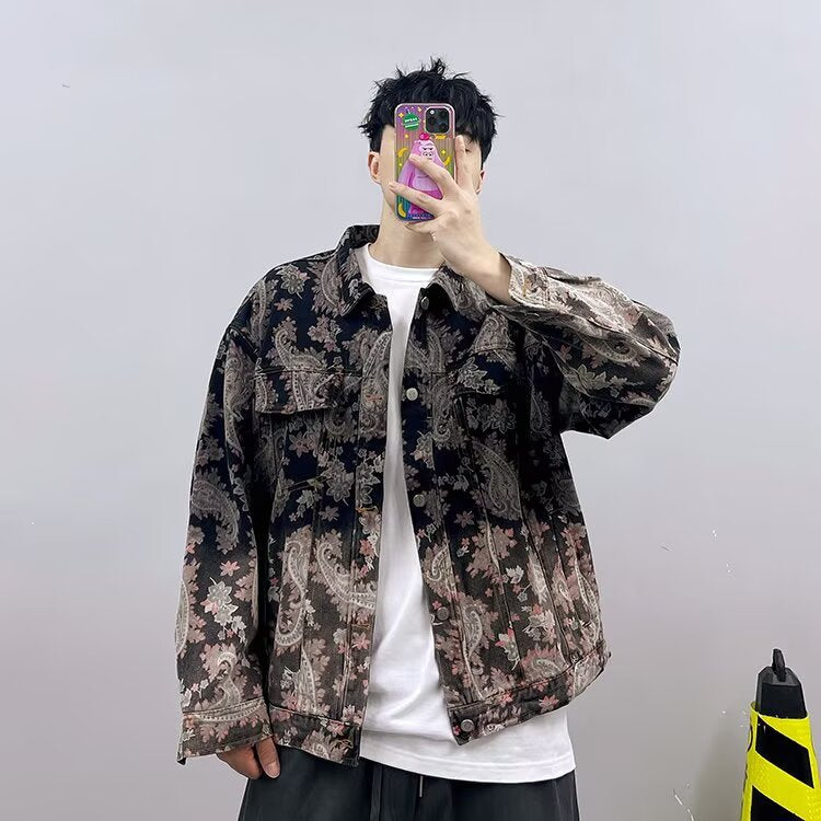Premium Heavyweight Jacquard Paisley Overshirt