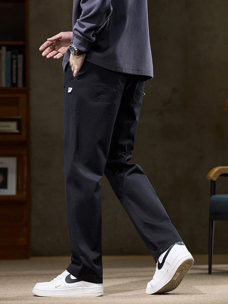 Insulated Straight-Leg Fleece Trousers