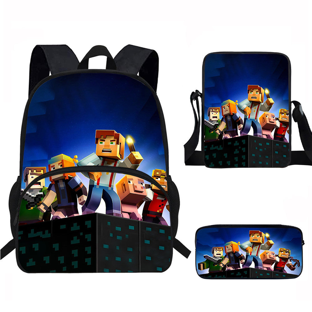 Minecraft Backpack Set