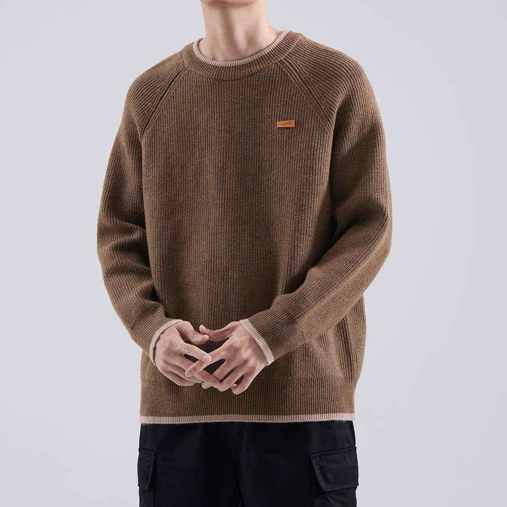Ribbed Crewneck Sweater