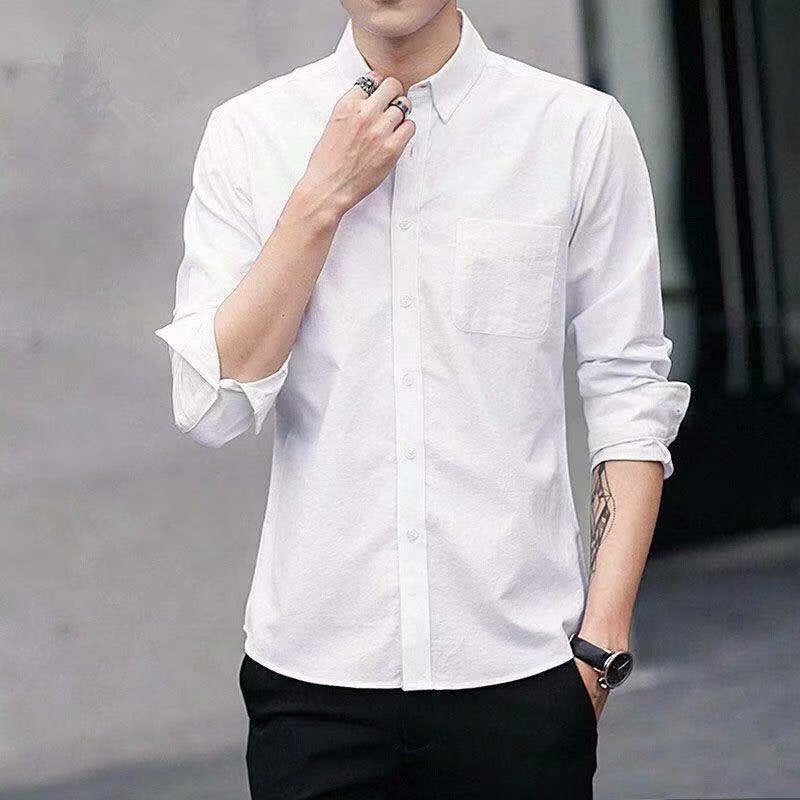 Men's Cotton Long-Sleeve Work Shirt