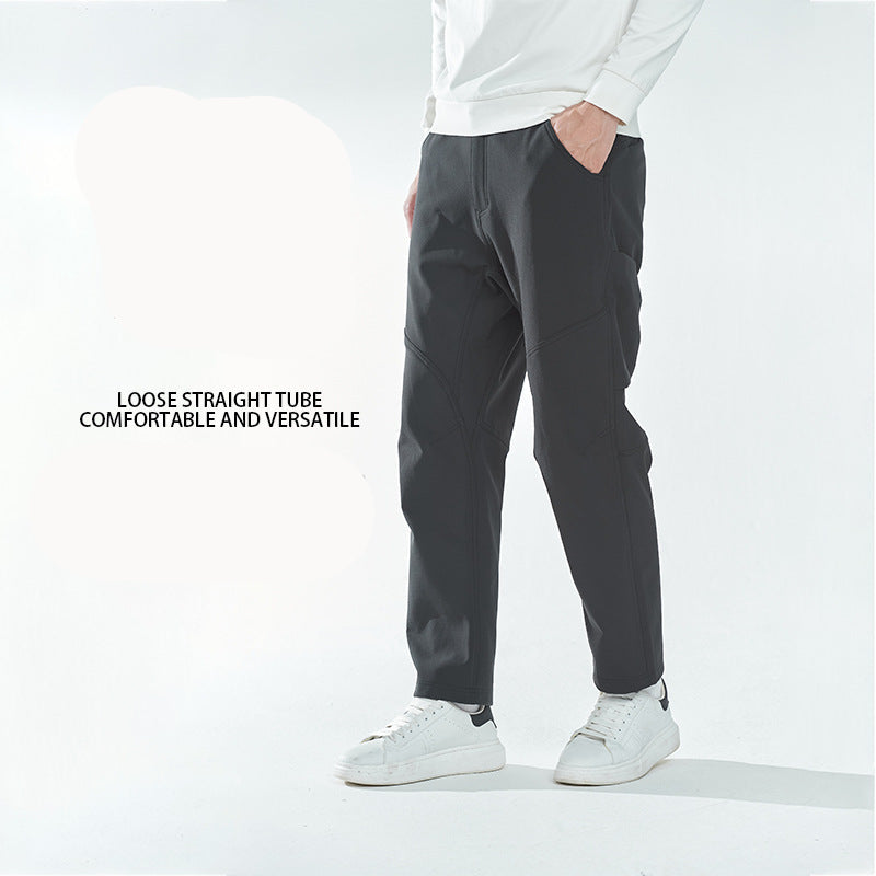 Men’s Fleece-Lined Softshell Outdoor Pants