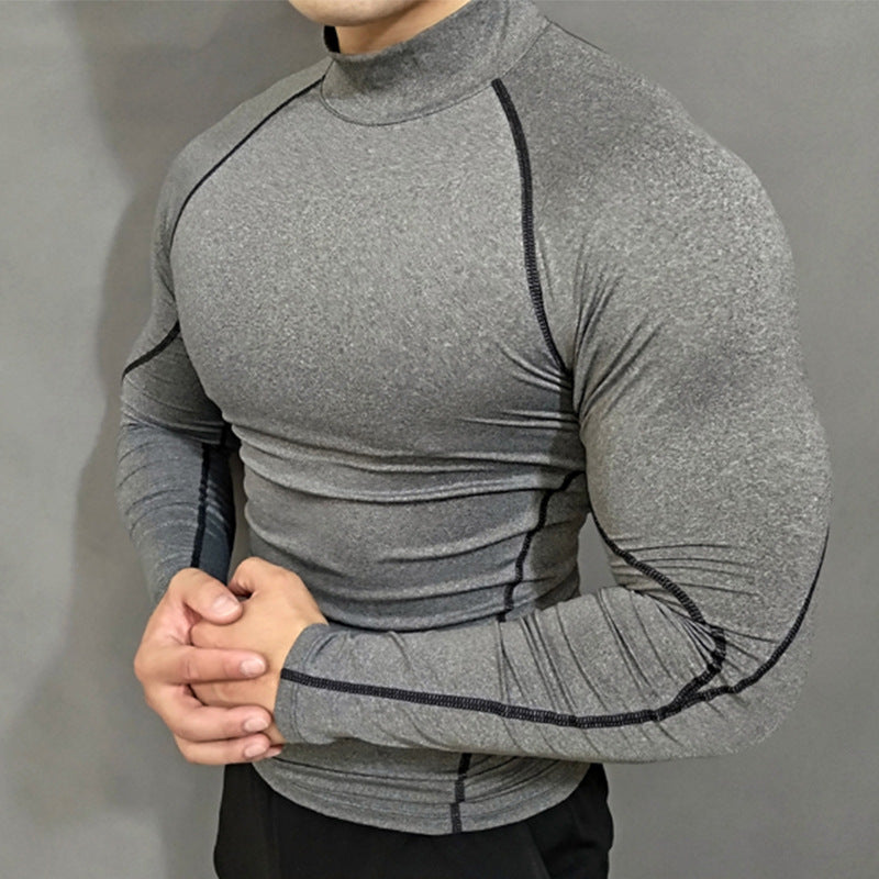 Men's Performance Mock-Neck Compression Shirt
