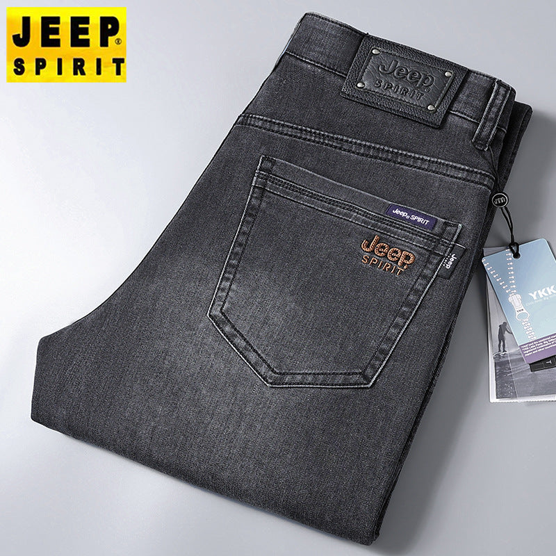 Stretch Denim Trousers