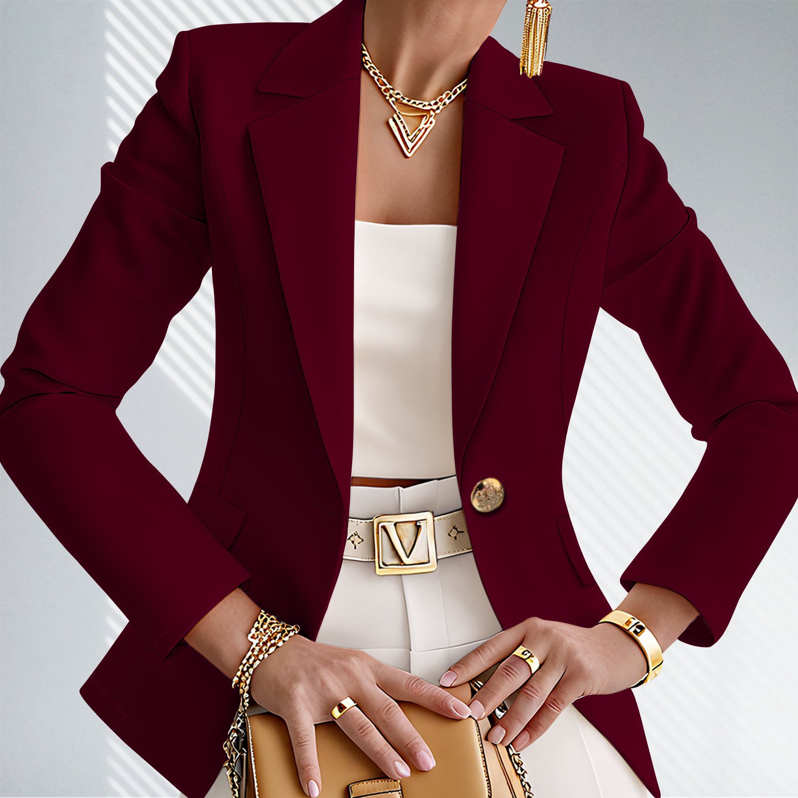 Elegant Silhouette Blazer
