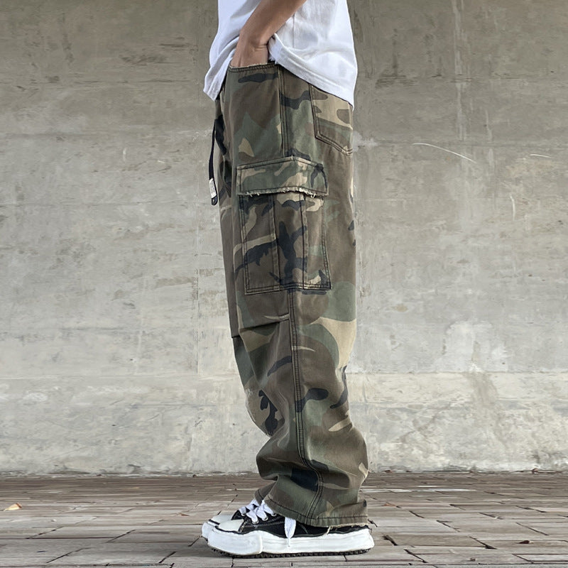 Heavyweight Vintage Loose-Fit Cargo Pants