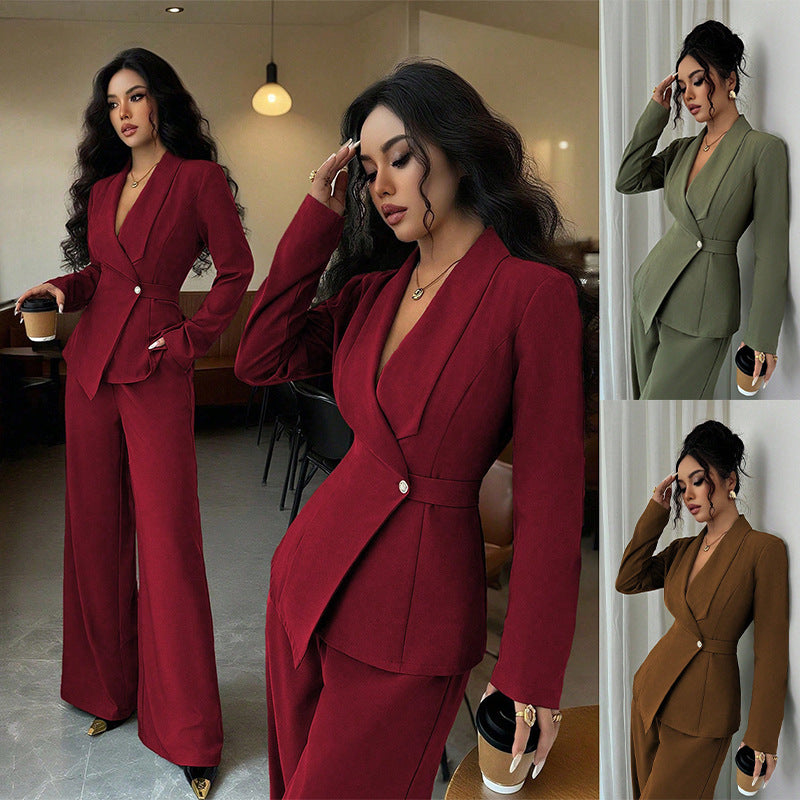 Original listing image: Blazer and Wide Leg Trousers Set