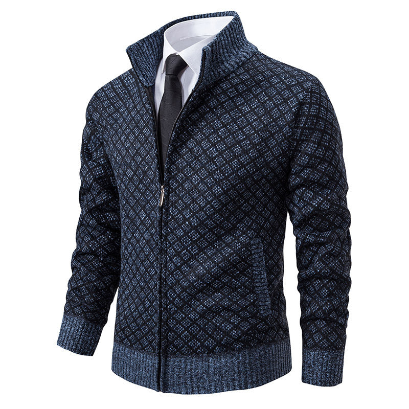 NO SIZE men's winter warm line clothes with fleece and thickening