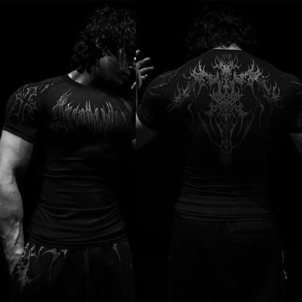 Gothic Sigil Compression Tee