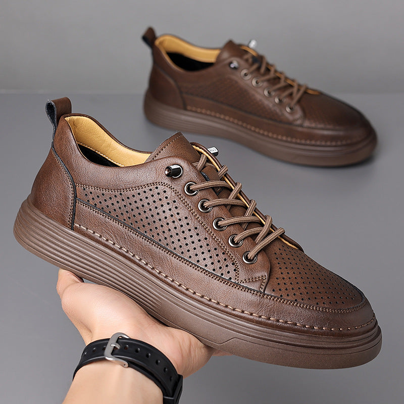 Casual Perforated Loafers