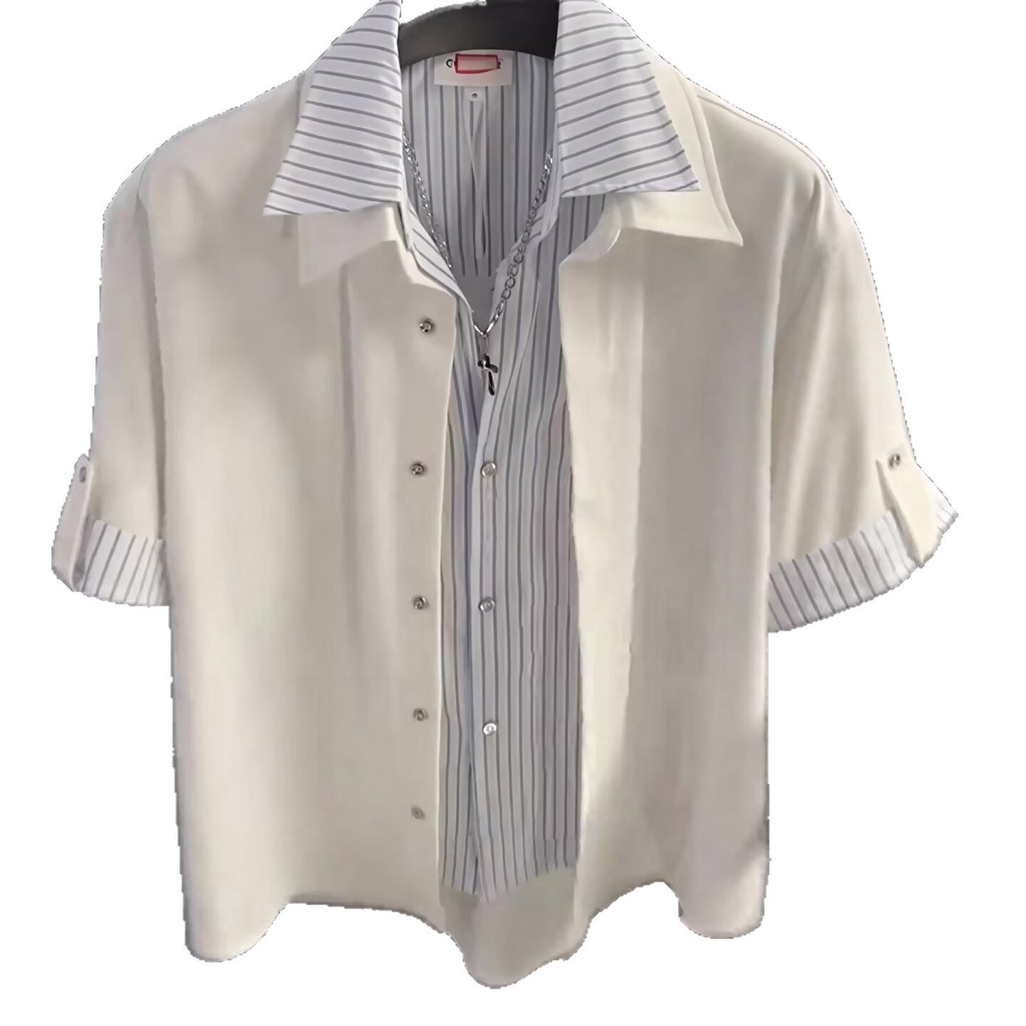 Luxe Layered Short Sleeve Shirt