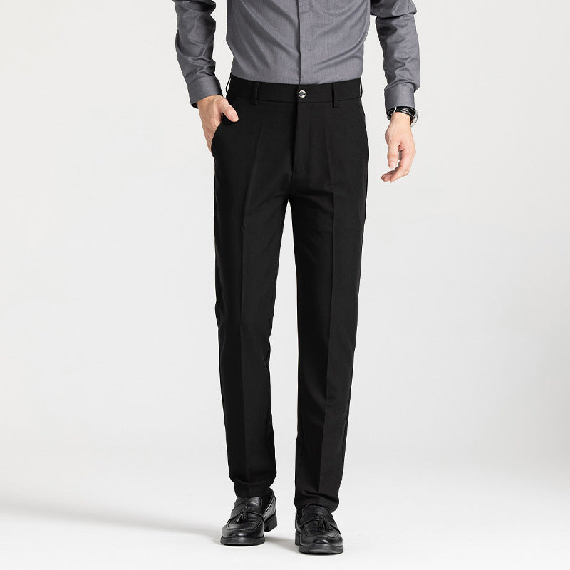Men's Slim-Fit Dress Trousers