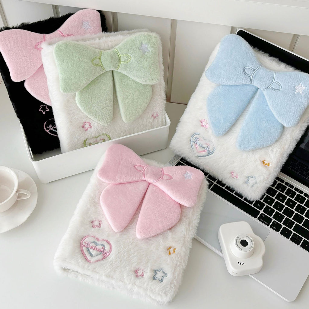 Plush Bow Binder Photocard Album
