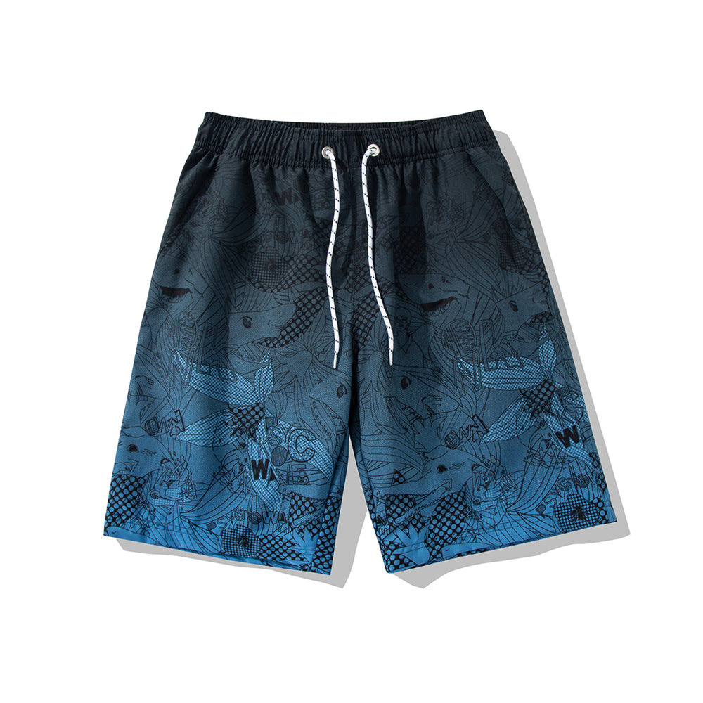 Gradient Print Performance Board Shorts