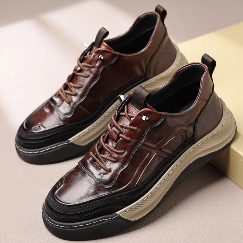 Men's Casual Leather Sneakers