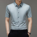 Mulberry Silk Herringbone Shirt