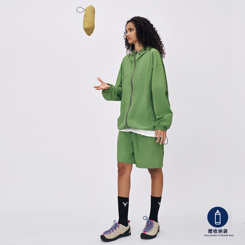 Lightweight UPF Jacket & Shorts Set