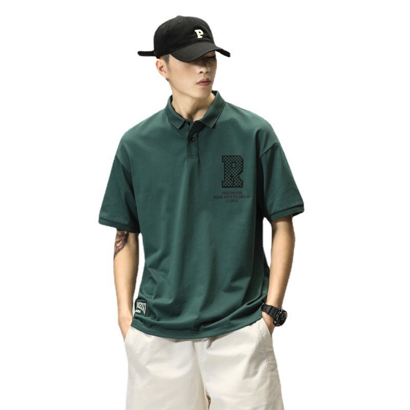 Japanese Niche Design Polo Shirt