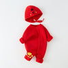 Red (jumpsuit + hat)