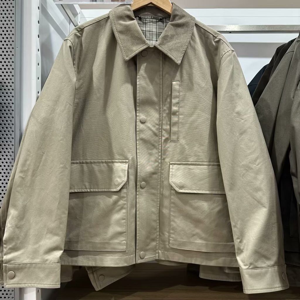 Utility Corduroy-Collar Field Jacket
