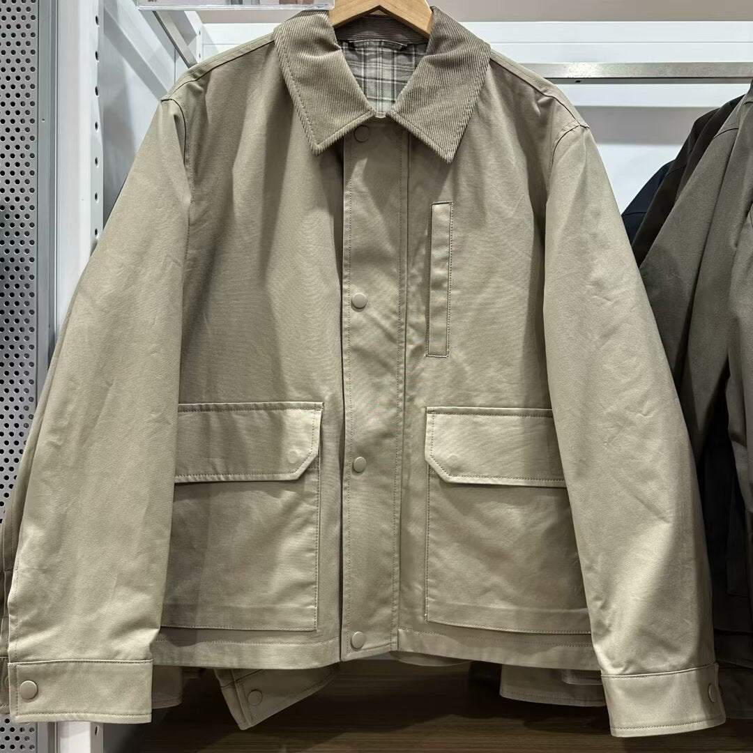 Utility Corduroy-Collar Field Jacket
