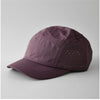 Post-printed OYX hole short-brimmed quick-drying cap purple