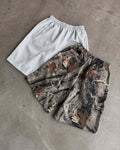 Affiliated Script Embroidered Mesh-Lined Sweat Shorts