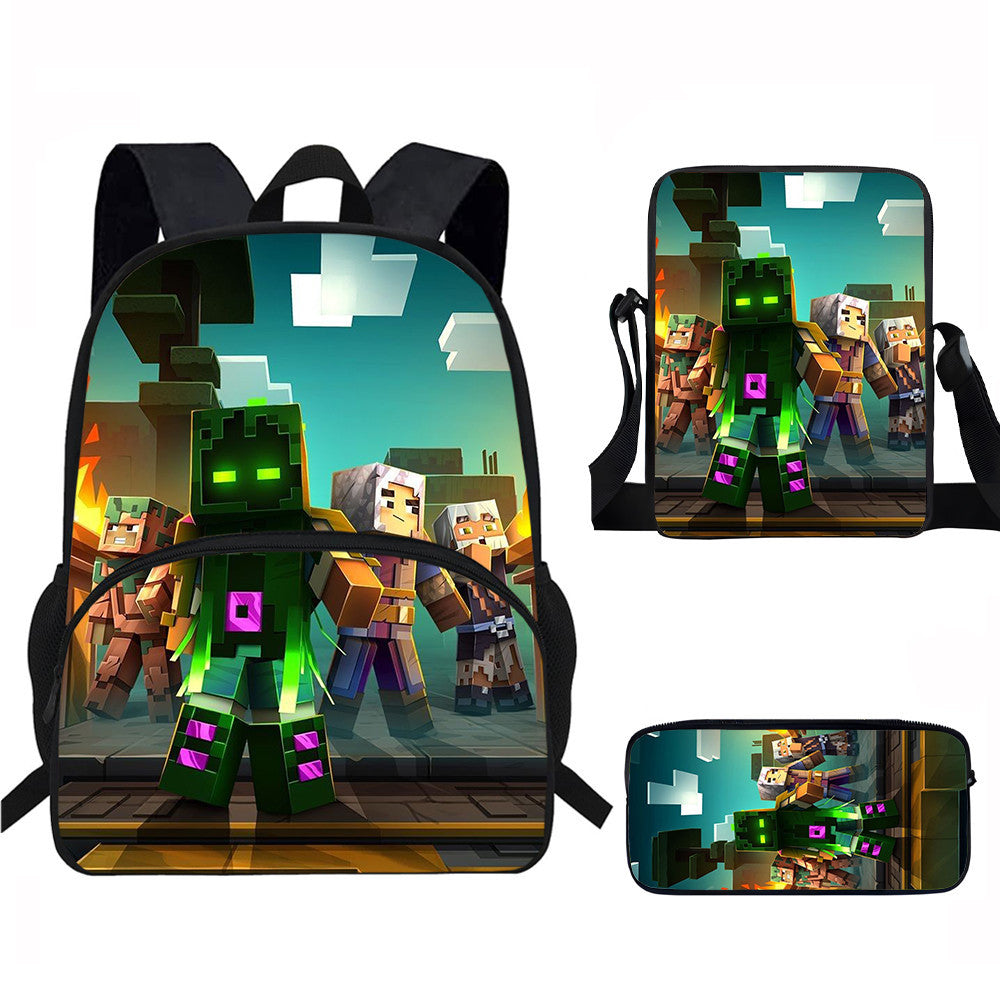 Minecraft Backpack Set