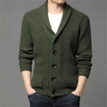 Elite Knit Cardigan — XL / ArmyGreen