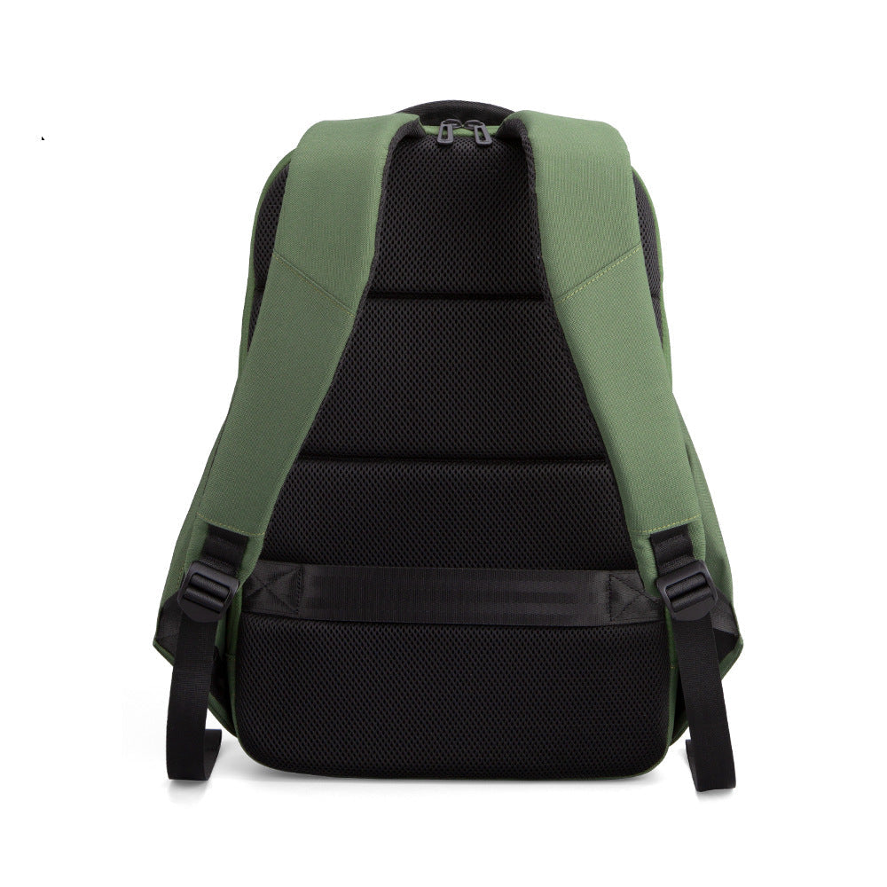 Jinsheng backpack fashion travel leisure business large capacity backpack wear-resistant combination lock stand up student school bag