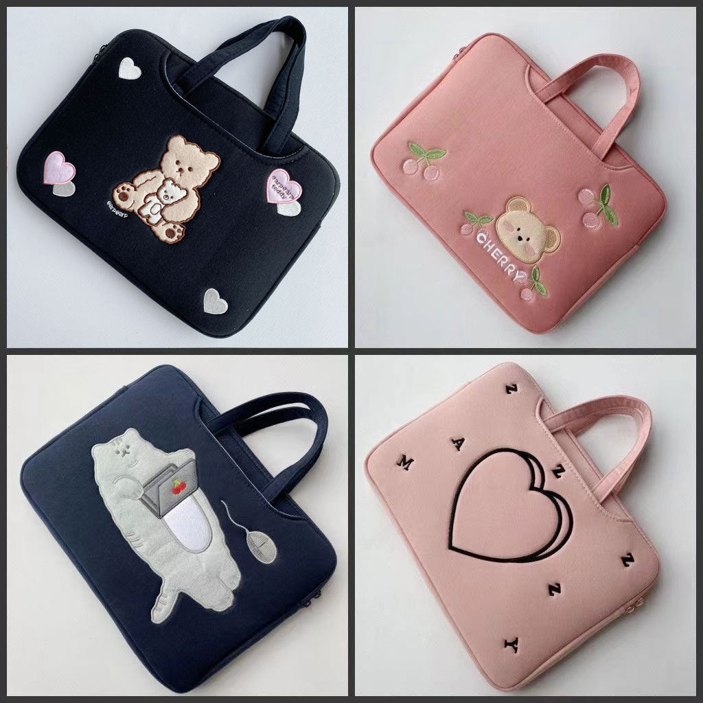 Embroidered Laptop Carrying Bag