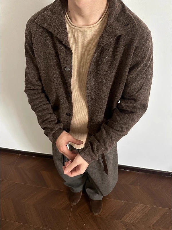 Knit Cardigan Shirt