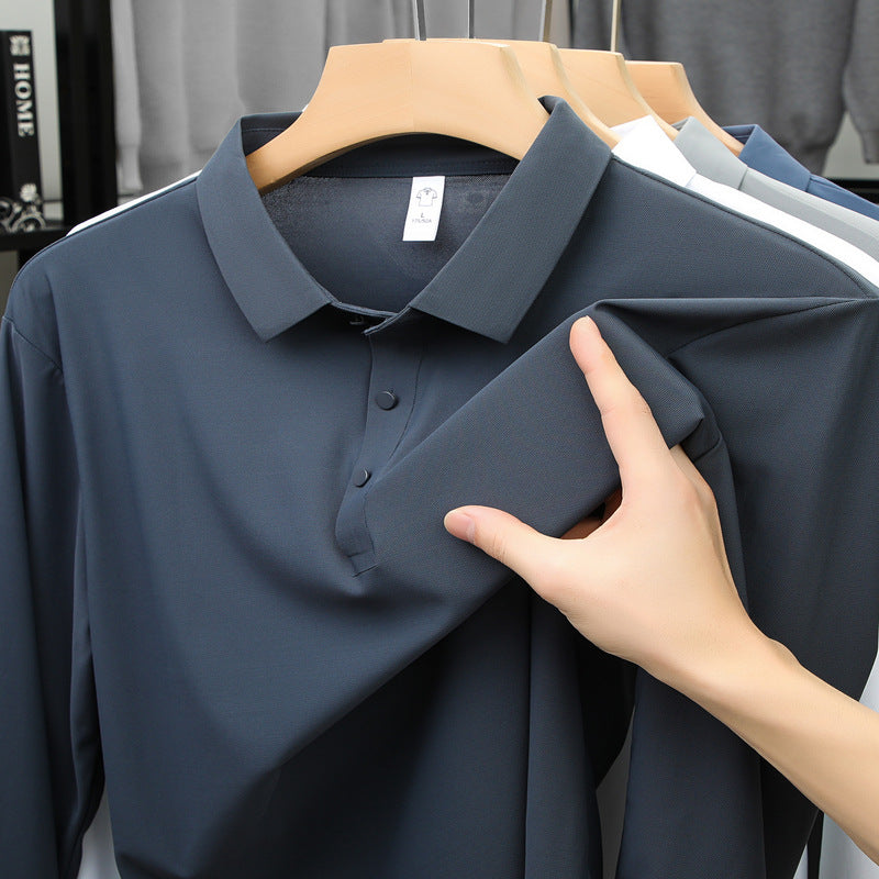 Business Casual Long-Sleeve Polo