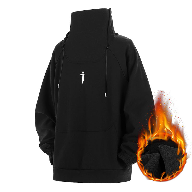Urban Tech-Neck Oversize Hoodie
