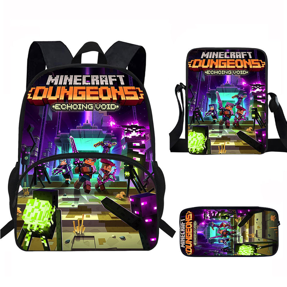 Minecraft Backpack Set
