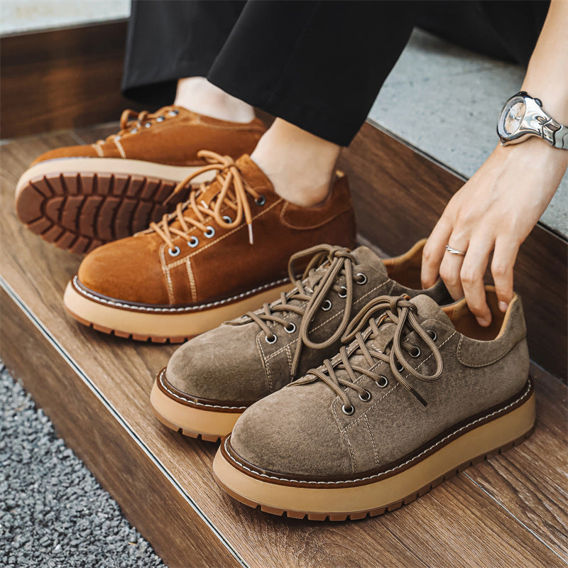 Casual Suede Utility Shoes