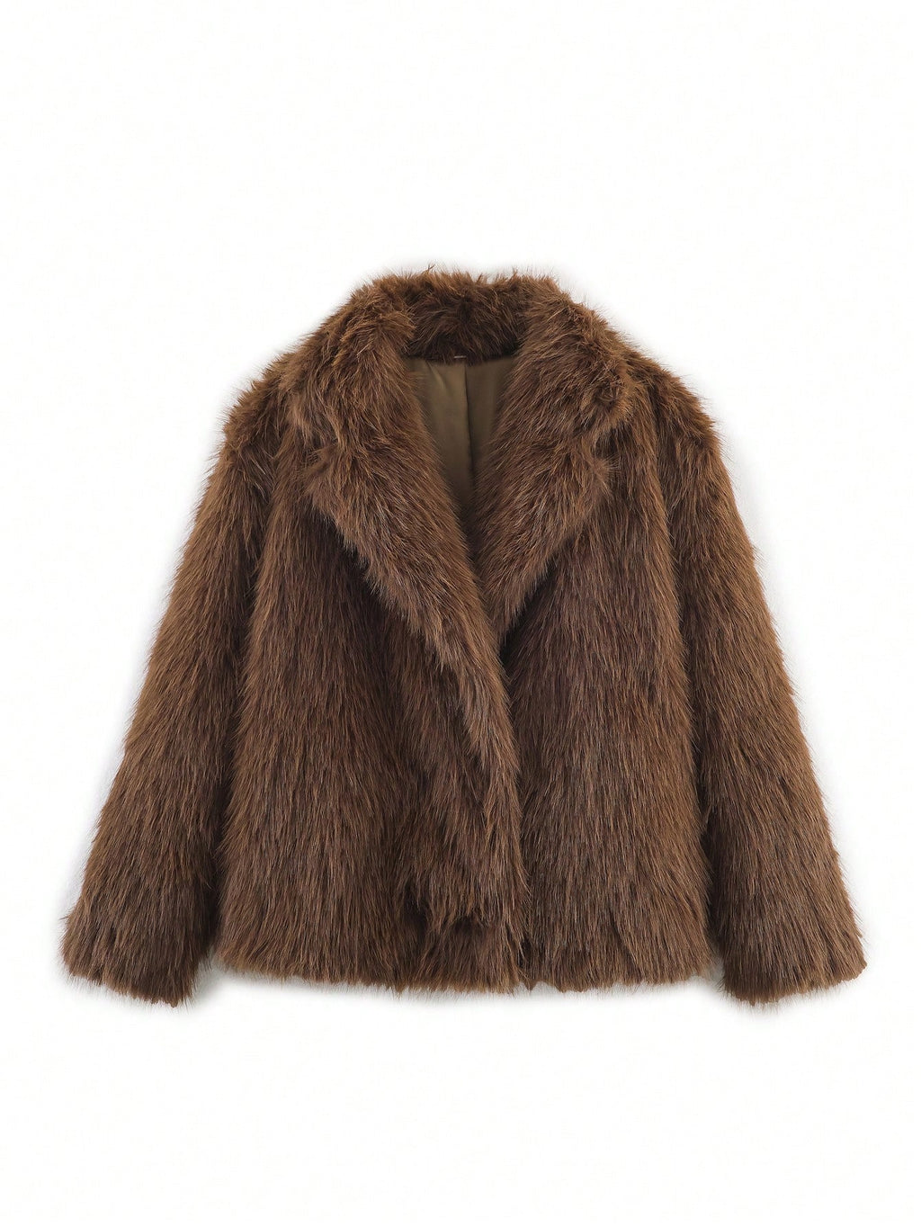 Women's Plush Faux Fur Jacket
