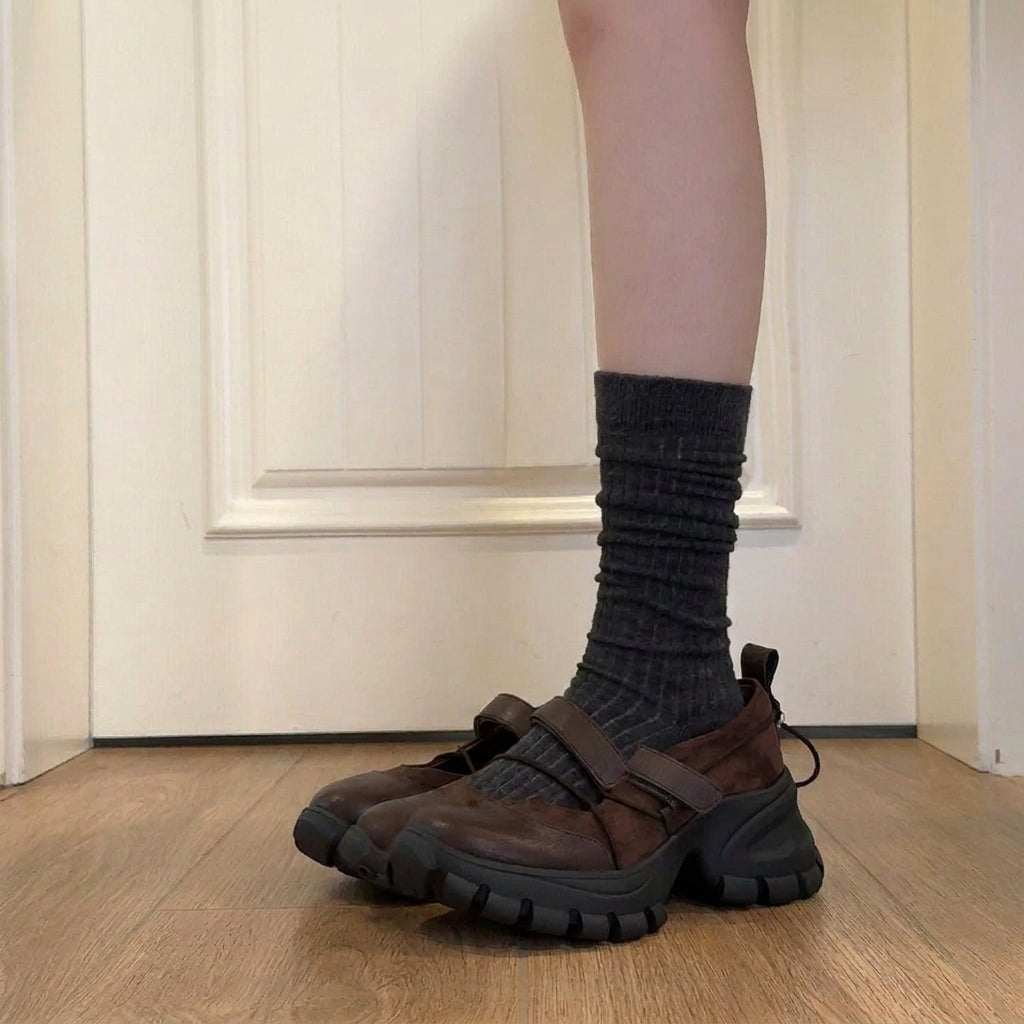 Platform Strap Mary Janes